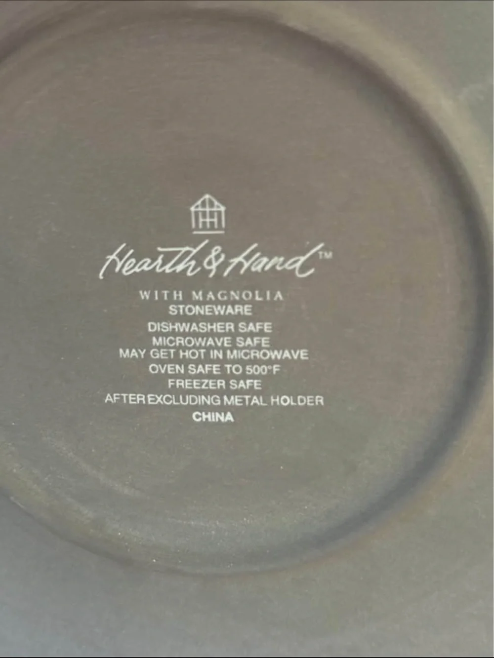 3qt hearth and hand with magnolia stoneware baking dish and caddy